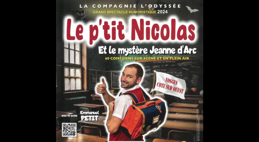 Spectacle humoristique "le p'tit nicolas et le mystere de jeanne d'arc" a monthureux-sur-saone