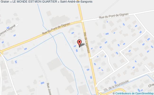 plan « Le Monde Est Mon Quartier » Saint-André-de-Sangonis