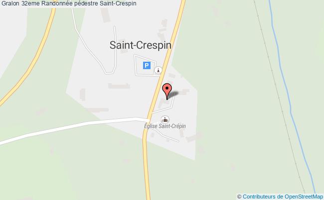 plan 32eme Randonnée Pédestre Saint-Crespin