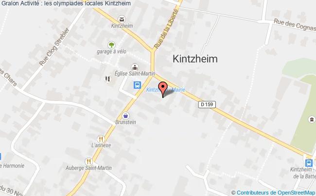 plan Activité : Les Olympiades Locales Kintzheim