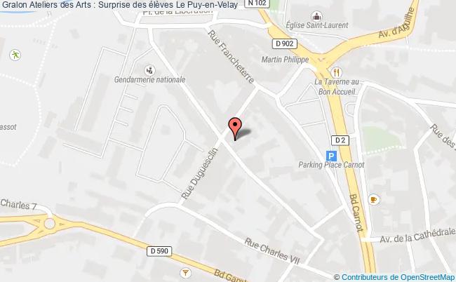 plan Ateliers Des Arts : Surprise Des élèves Le Puy-en-Velay