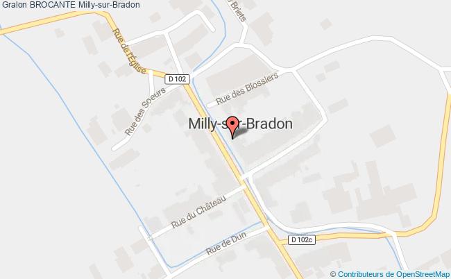 plan Brocante Milly-sur-Bradon