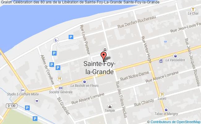 plan Célébration Des 80 Ans De La Libération De Sainte-foy-la-grande Sainte-Foy-la-Grande