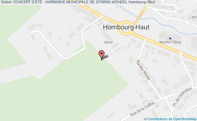 plan Concert D'ÉtÉ - Harmonie Municipale De Stiring-wendel Hombourg-Haut