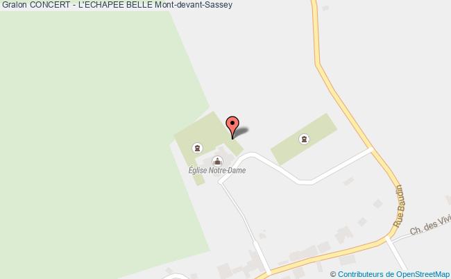 plan Concert - L'echapee Belle Mont-devant-Sassey