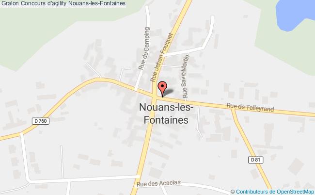 plan Concours D'agility Nouans-les-Fontaines