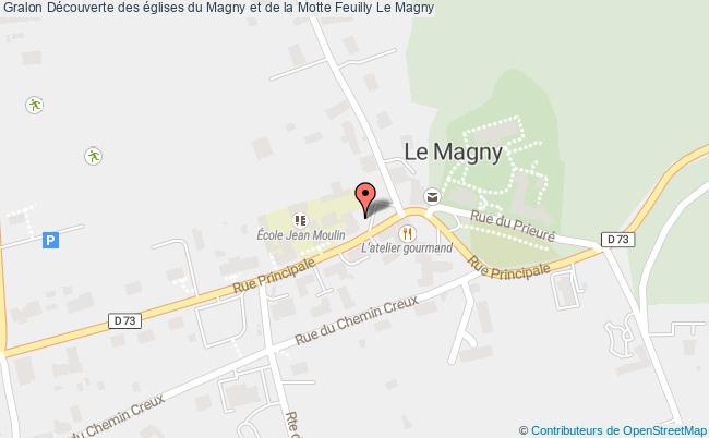 plan Découverte Des églises Du Magny Et De La Motte Feuilly Le Magny