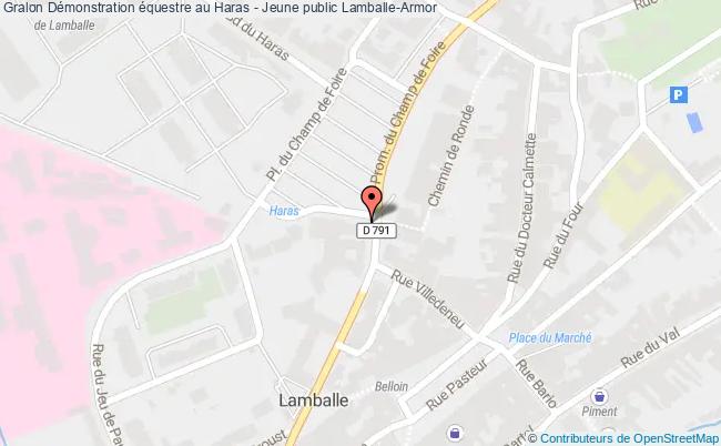 plan Démonstration équestre Au Haras - Jeune Public Lamballe