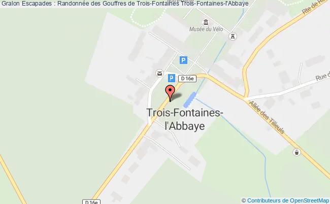 plan Escapades : Randonnée Des Gouffres De Trois-fontaines Trois-Fontaines-l'Abbaye