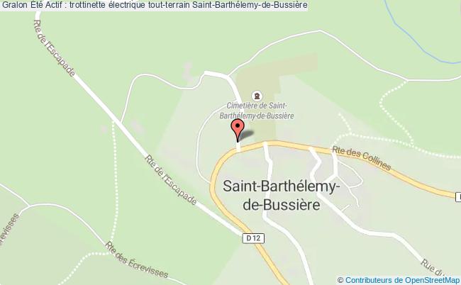 plan Été Actif : Trottinette électrique Tout-terrain Saint-Barthélemy-de-Bussière
