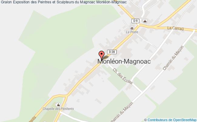 plan Exposition Des Peintres Et Sculpteurs Du Magnoac Monléon-Magnoac