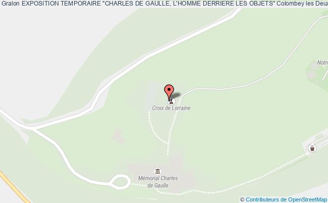plan Exposition Temporaire "charles De Gaulle, L'homme Derriere Les Objets" Colombey-les-Deux-Eglises
