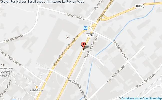 plan Festival Les Basaltiques : Mini-stages Le Puy-en-Velay