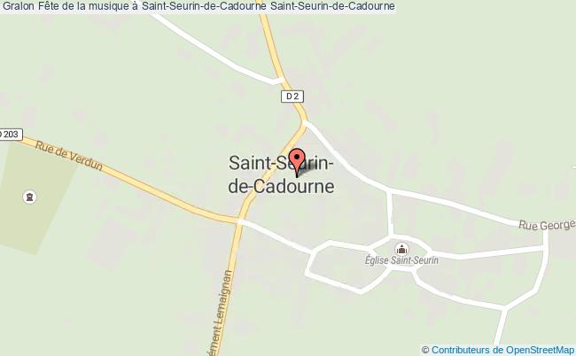 plan Fête De La Musique à Saint-seurin-de-cadourne Saint-Seurin-de-Cadourne