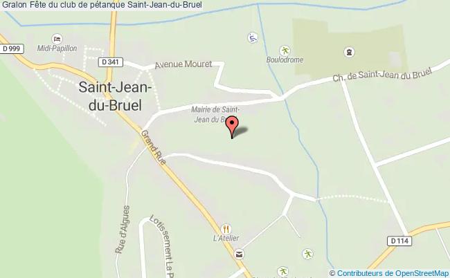 plan Fête Du Club De Pétanque Saint-Jean-du-Bruel