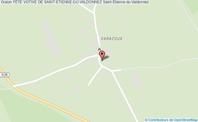 plan FÊte Votive De Saint-etienne-du-valdonnez Saint-Etienne-du-Valdonnez