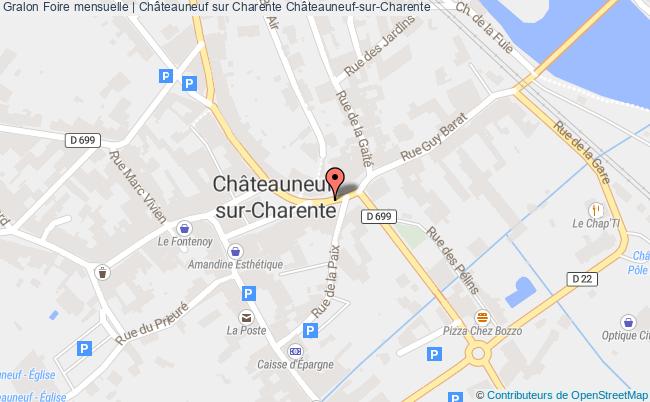 plan Foire Mensuelle | Châteauneuf Sur Charente Châteauneuf-sur-Charente
