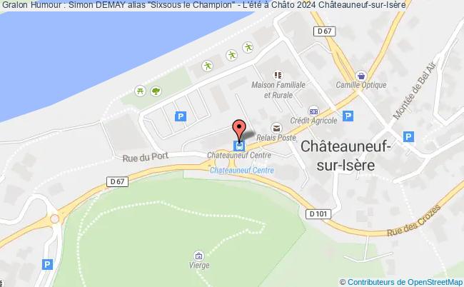 plan Humour : Simon Demay Alias "sixsous Le Champion" - L'été à Châto 2024 Châteauneuf-sur-Isère