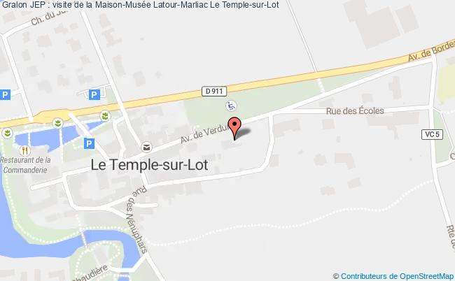 plan Jep : Visite De La Maison-musée Latour-marliac Le Temple-sur-Lot