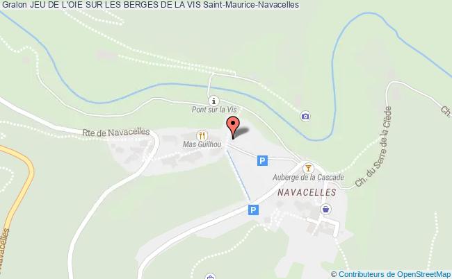 plan Jeu De L'oie Sur Les Berges De La Vis Saint-Maurice-Navacelles
