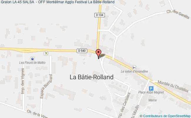 plan La 45 Salsa  - Off Montélimar Agglo Festival La Bâtie-Rolland