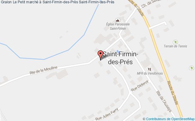 plan Le Petit Marché à Saint-firmin-des-près Saint-Firmin-des-Prés