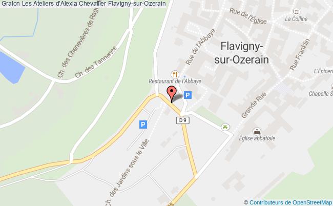 plan Les Ateliers D'alexia Chevallier Flavigny-sur-Ozerain
