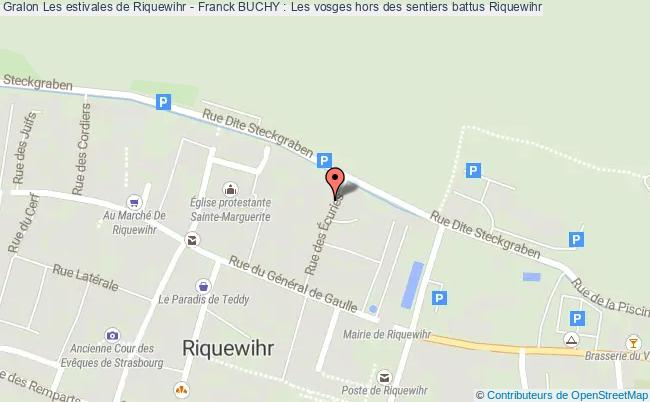 plan Les Estivales De Riquewihr - Franck Buchy : Les Vosges Hors Des Sentiers Battus Riquewihr
