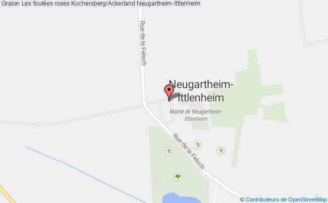 plan Les Foulées Roses Kochersberg/ackerland Neugartheim-Ittlenheim