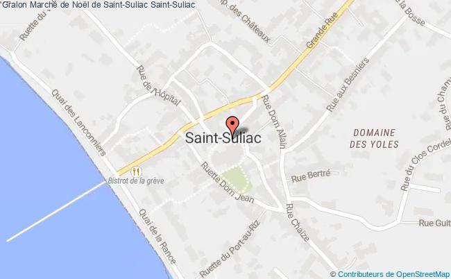 plan Marché De Noël De Saint-suliac Saint-Suliac