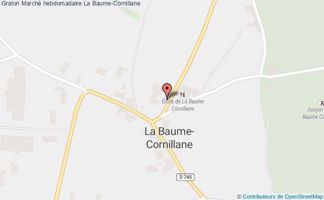plan Marché Hebdomadaire La Baume-Cornillane