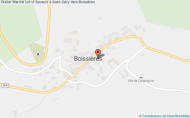 plan Marché Lot Of Saveurs à Saint-géry-vers Boissières