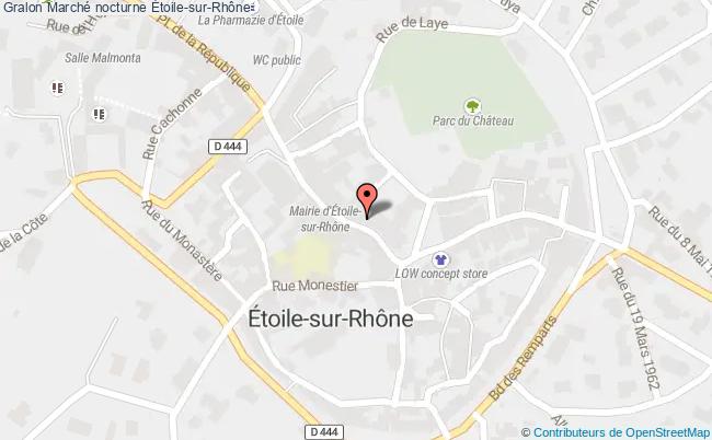 plan Marché Nocturne Etoile-sur-Rhône