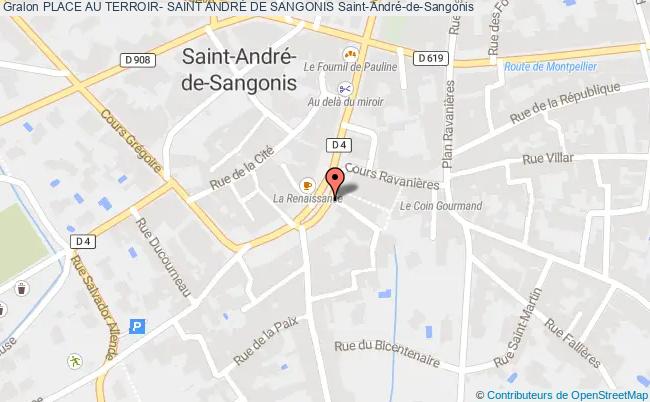 plan Place Au Terroir- Saint AndrÉ De Sangonis Saint-André-de-Sangonis