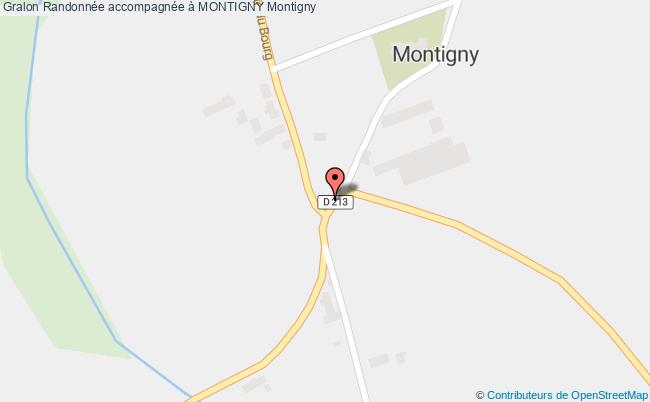 plan Randonnée Accompagnée à Montigny Montigny