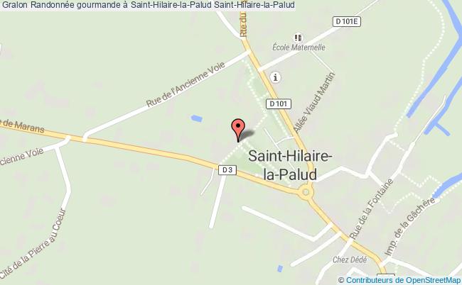 plan Randonnée Gourmande à Saint-hilaire-la-palud Saint-Hilaire-la-Palud