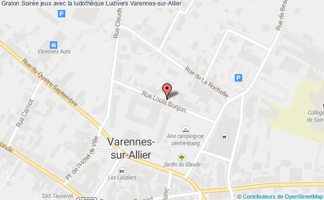 plan Soirée Jeux Avec La Ludothèque Ludivers Varennes-sur-Allier