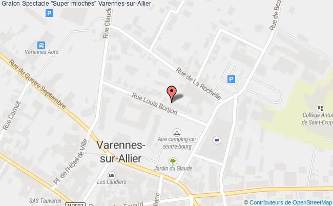 plan Spectacle "super Mioches" Varennes-sur-Allier