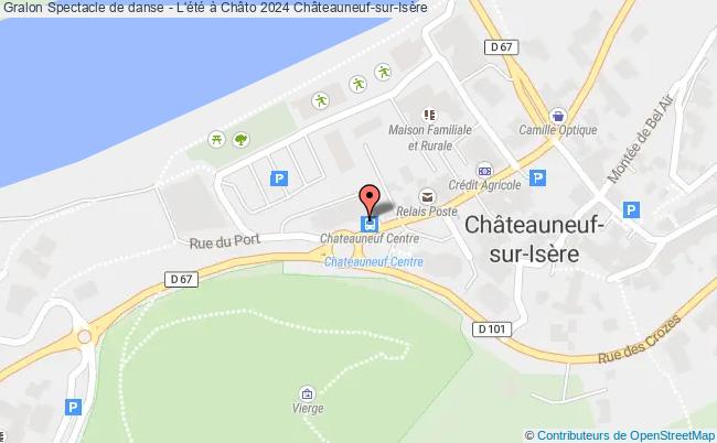 plan Spectacle De Danse - L'été à Châto 2024 Châteauneuf-sur-Isère