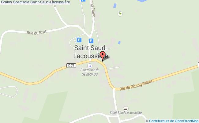 plan Spectacle Saint-Saud-Lacoussière