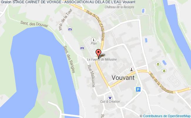 plan Stage Carnet De Voyage - Association Au DelÀ De L'eau Vouvant