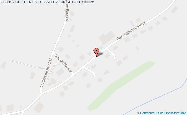 plan Vide-grenier De Saint Maurice Saint-Maurice