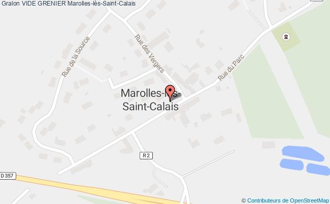 plan Vide Grenier Marolles-lès-Saint-Calais