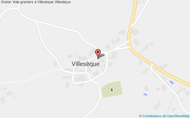 plan Vide-greniers à Villesèque Villesèque