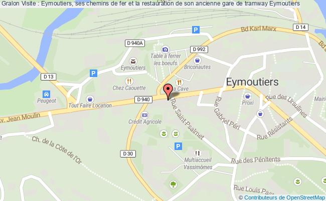 plan Visite : Eymoutiers, Ses Chemins De Fer Et La Restauration De Son Ancienne Gare De Tramway Eymoutiers
