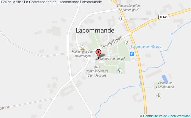 plan Visite : La Commanderie De Lacommande Lacommande