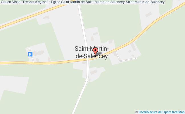 plan Visite "trésors D'église" : Eglise Saint-martin De Saint-martin-de-salencey Saint-Martin-de-Salencey