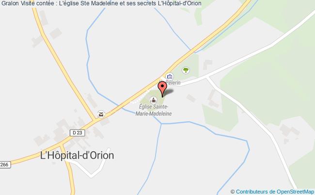 plan Visite Contée : L'église Ste Madeleine Et Ses Secrets L'Hôpital-d'Orion