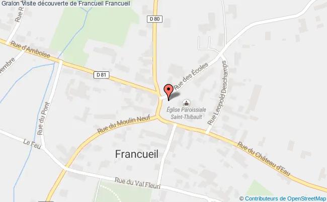plan Visite Découverte De Francueil Francueil