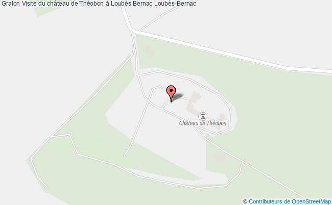 plan Visite Du Château De Théobon à Loubès Bernac Loubès-Bernac